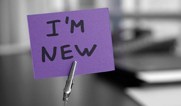 post-it note reads I'm new