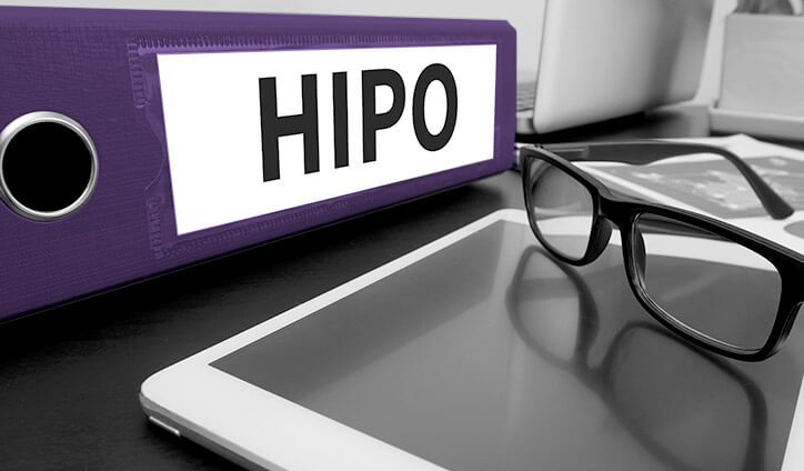 Folder and phone on desk